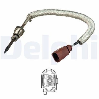 DELPHI Sensor, Abgastemperatur TS30145 für AUDI