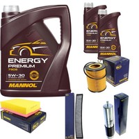 SCT Inspektionspaket 7L Mannol Energy Premium 5W-30 FüR BMW 3Er Cabriolet E46