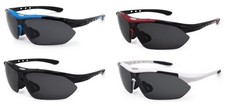 Men Sunglasses Goggles Driving Bikers Running Fishing Golfing Glasses WRAP Sport