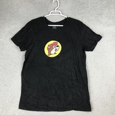 Buc-ee's Shirt Mens Large Black Peace Love Buc-ee's Beaver Graphic Made in USA