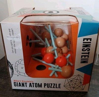 Albert Einstein's Giant Atom Puzzle - Used, Complete With Answer Key
