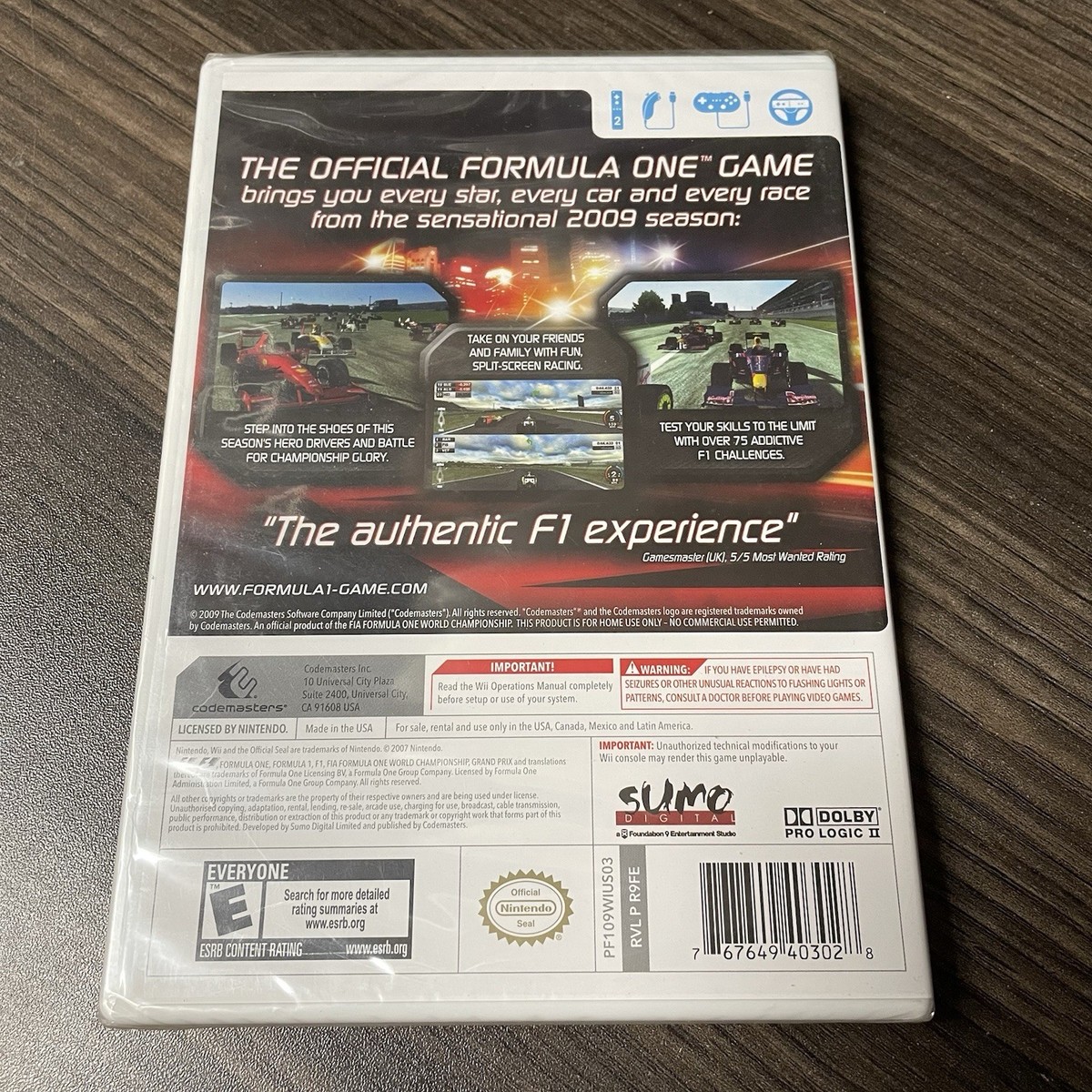(未使用･未開封品)　F1 2009 - Wii og8985z F1 2009 GameStop Exclusive (Nintendo Wii, 2009) for sale