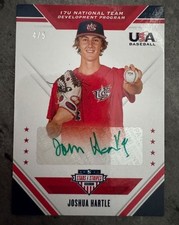 JOSHUA HARTLE 2020 STARS & STRIPES 17U RC GREEN AUTO #4/5, GUARDIANS