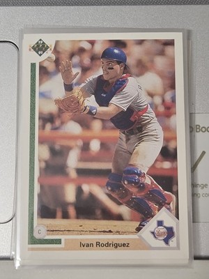 1991 Upper Deck Final Edition Ivan Rodriguez Rookie Card Texas Rangers