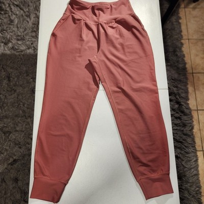 Old Navy Active Powersoft Pink Jogger Pants M Athletic Stretch Tapered