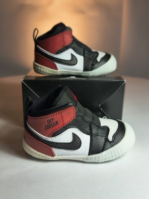 Jordan : JORDAN 1 CRIB BOOTIE / infant 2C / HJ9289061 / Red /Black