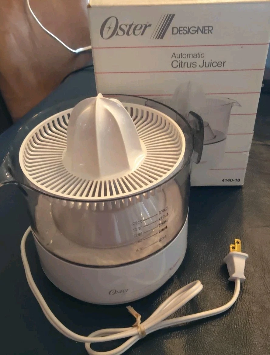 Vtg 1988 Oster Automatic Citrus Juicer Model 4140-18