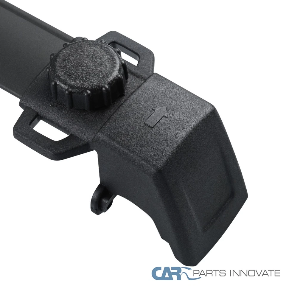 Fits 11-16 Jeep Compass Black Aluminum Roof Cross Bars Rack Luggage Carrier Pair - Image 4 of 4