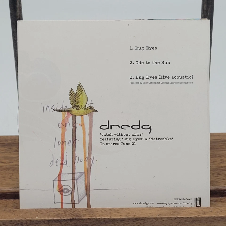 DREDG SAMPLER 3 SONG PROMO CD BUG EYES LIVE ACOUSTIC RARE OOP Foto 2 de 4