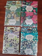 16 packs of scented sachets four fragrances Jasmine, Petals, Lavender & Linen
