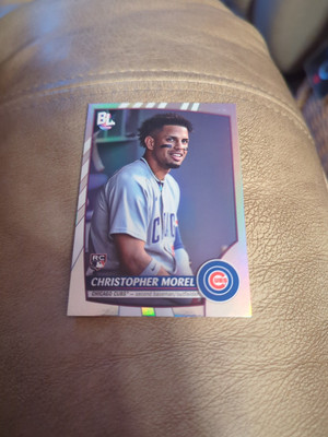 2023 Topps Big League Christopher Morel 210 Rookie Rainbow Foil Chicago Cubs