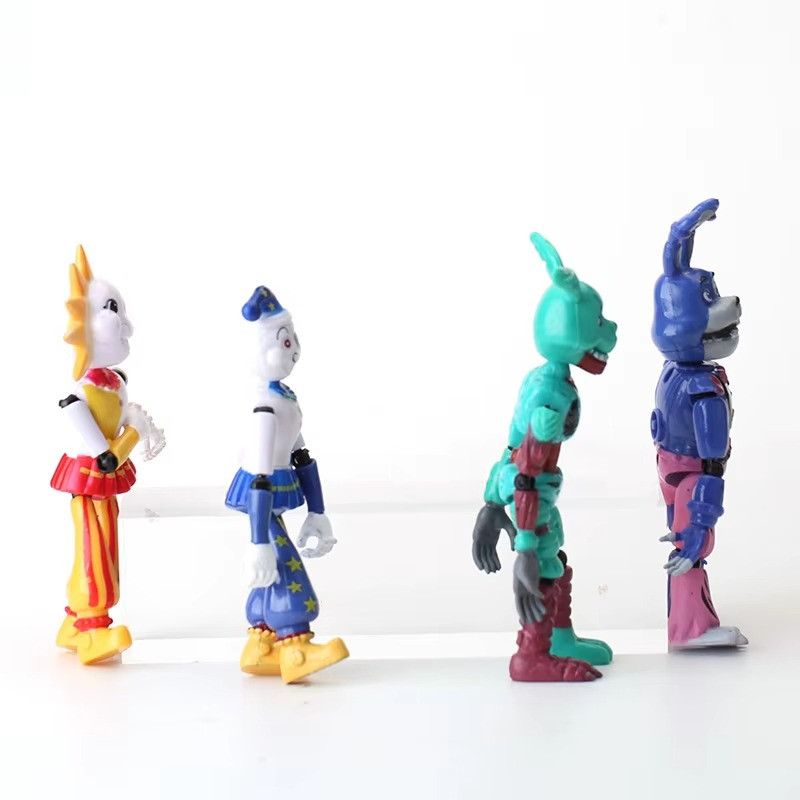 4pcs SET FNAF Five Nights at Freddy's Action Figure Christmas USA Stock Gift