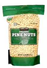 New Kirkland Organic Pine Nuts - 24 Oz, Fresh Nuts For Pasta & Salads