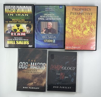 Nuclear Showdown in Iran Prophecy Revelations DVD Lot 5 Bill Salus Rod Parsley