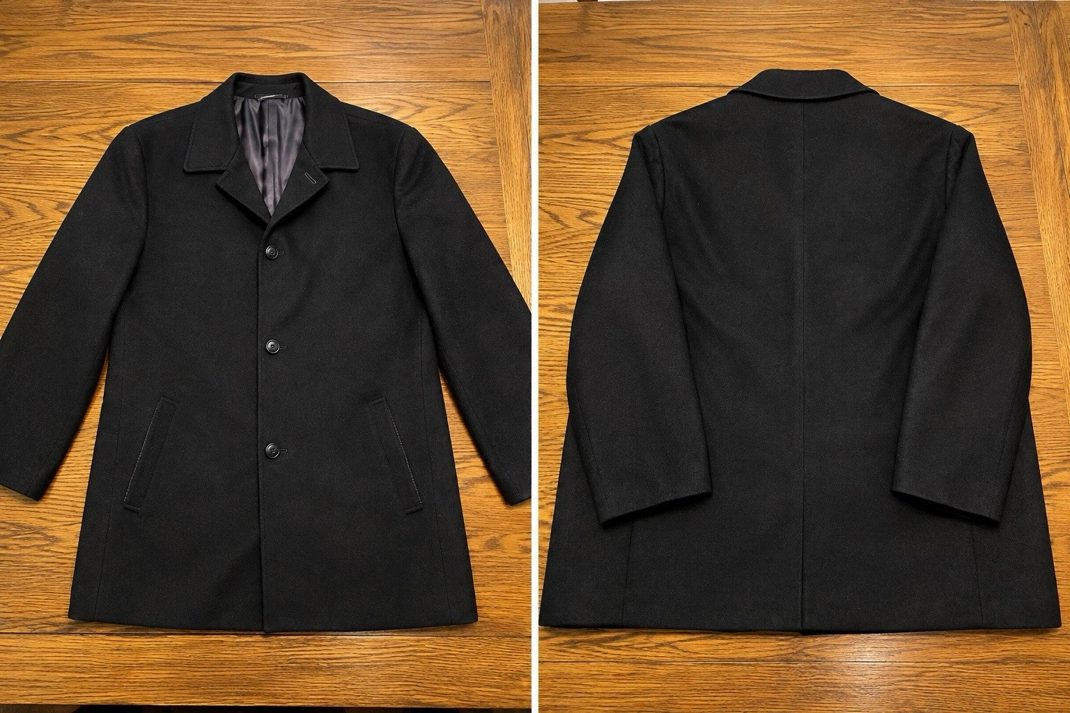 Ermenegildo Zegna Wool Silk Car Coat Mens Wool Silk Blend Luxury Class Italy 816 image 2