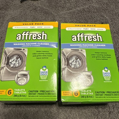 #ad 2 Pack Affresh Washing Machine Cleaner 12 Mo Supply Cleans Front Load amp; Top Load $19.99