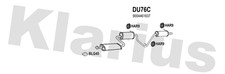 Klarius DU76C - Box With Tail Pipe  - Fits Perodua Nippa 0.8