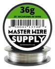 Nichrome 80 - 25ft - 36 Gauge Wire 36g - 0.127mm - 0.005in - Master Wire Supply