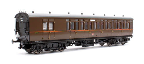 Dapol 4P-020-402 GWR Toplight Mainline City GWR All Brown Third Brake 3756 Set 5 | Zustand: New