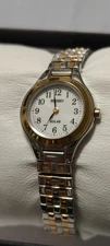 Seiko SUP100  Solar 22mm White Dial Ladies Watch Expandable Band