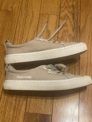 Cariuma x Pantone Gray White Lace Up Casual Unisex Sneakers Womens 8.5 Mens 7