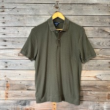 Last Chance! Ben Sherman Olive Green Knit Polo - Size S