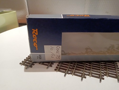 Roco 42424 Roco Line Track Bent 30° R4 481,2mm Ho x 10. With box. NewRef. (S64). - Picture 13 of 23