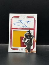 #150 Jayden Higgins 2025 Panini National Treasures Coll /39 Silhouette Silver