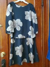 Women's Floral Print 3/4 Sleeve Dress
