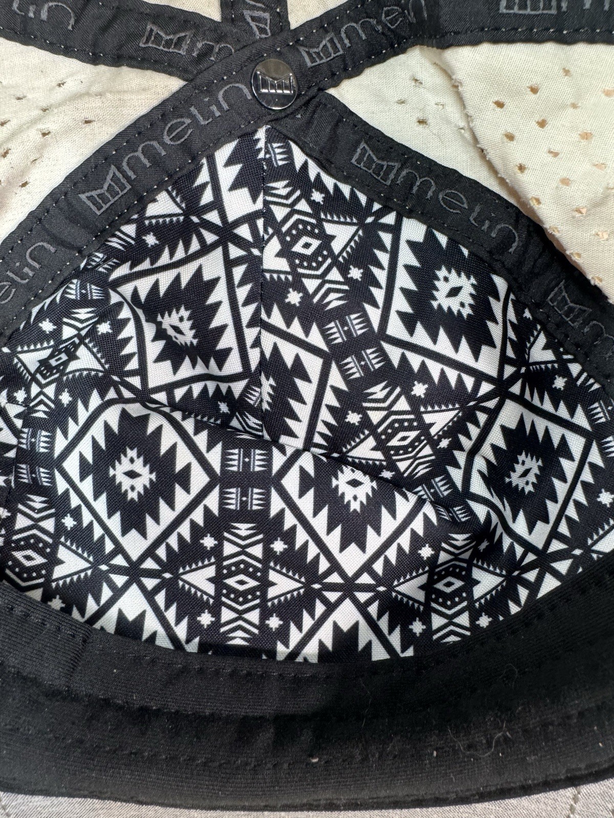 Melin Eagle Hydro Performance Snapback Hat Tan Ra… - image 10