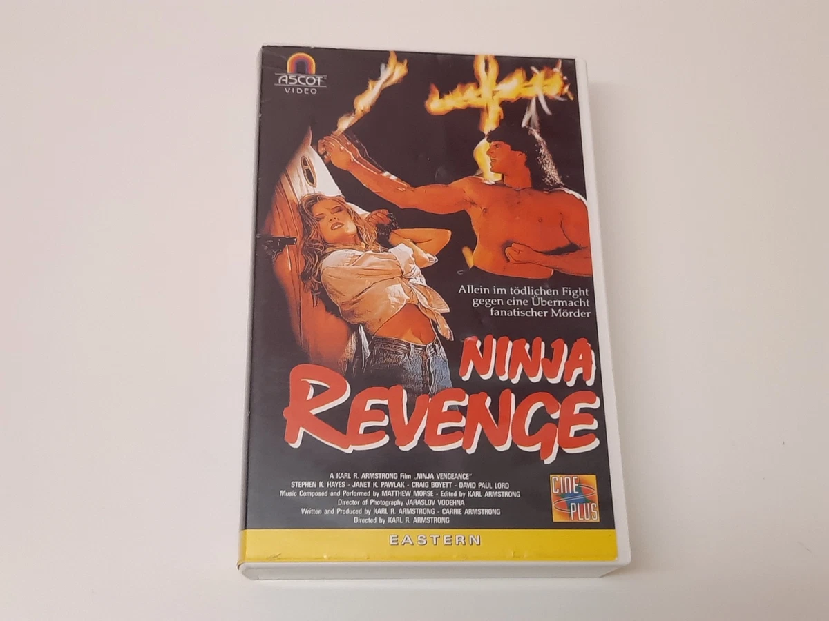 Ninja Revenge 1993 Uncut VHS German PAL Ascot Video Ninja Vengeance