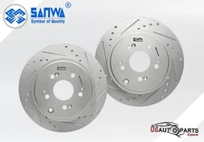 PAIR OF REAR RH/LH BRAKE ROTOR DS SOLID&GEOMET COATED 334 mm FOR HONDA 2006-2014