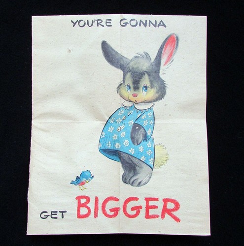 Vintage Multi-Page Fold Out HALLMARK Card Bunny Rabbit Maternity Baby New Mom - Picture 3 of 7