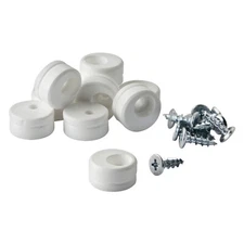 10 Pack FastCap Euro Door Stops for Inset Doors, White