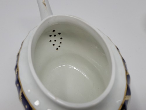 Worcester Dr. Wall Teiera Cobalto Campanella e Oro C. 1790 7" - Foto 20 di 21