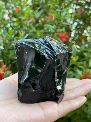 Extra Large Black Obsidian Rough Stones, 3'' - 10'' Raw Black Obsidian Natural