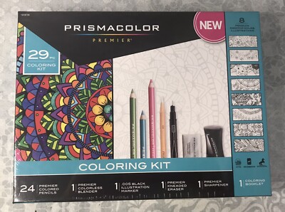 Prismacolor Premier Coloring Kit 29 Piece BRAND NEW Factory Sealed Box
