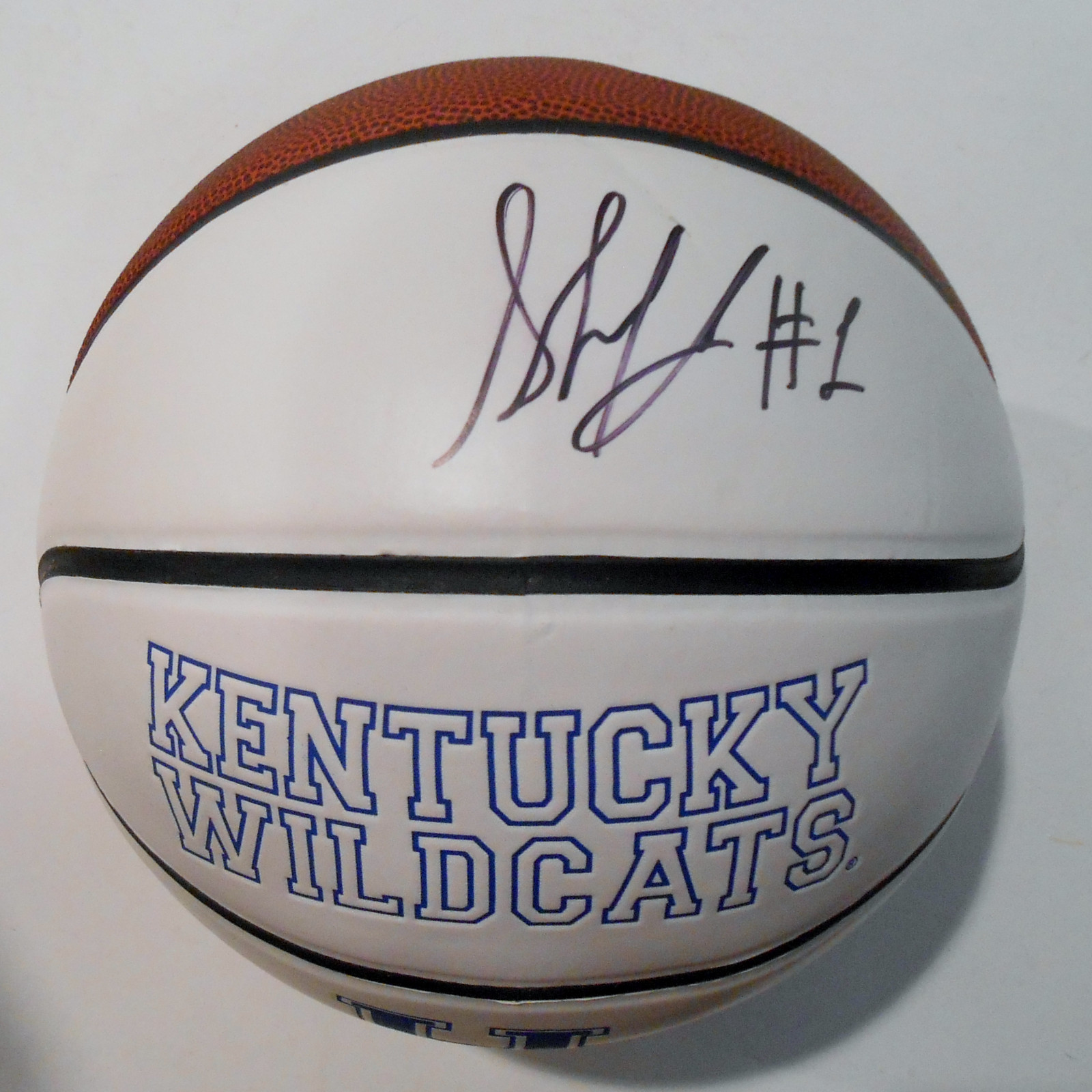 Skal Labissiere Autographed Signed Kentucky Wildcats Logo Basketball w/JSA COA SD08610 