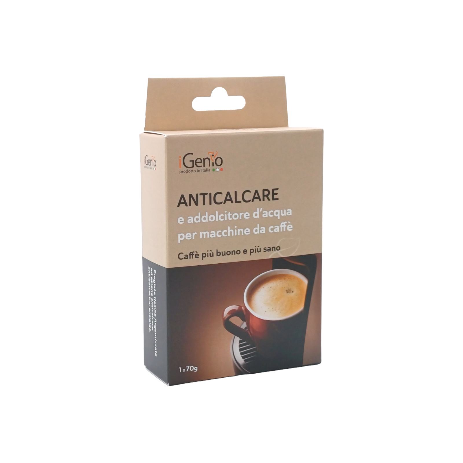 Anticalcare e addolcitore d’acqua per macchine da caffè, 1pz - iGenio