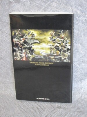 FINAL FANTASY DISSIDIA Postcard Book Art Fan Yoshitaka Amano T