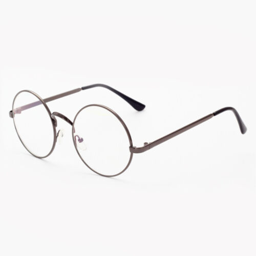 Men Women Metal Round Nearsighted Glasses Fashion Full Frame Myopia Glasses New - Picture 22 of 23