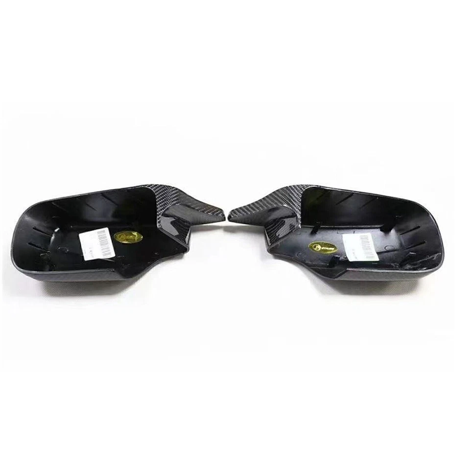 1Pair Car Rear View Side Mirror Cover For BMW E46 325i 330i 1998-05 Carbon Fiber — 第 3/4 张图片