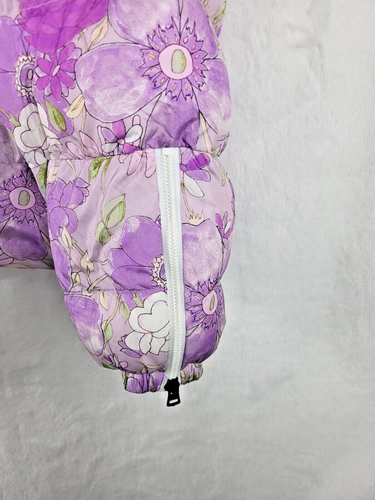 Bogner Fire+Ice Love Shack Fancy Raissa 2 Purple Floral Coat Size XXL /14 - Picture 18 of 19