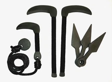 Kalaj Kutter Training Sword Ninja Kusarigama Kama Kunai Karate Set Ronin MMA