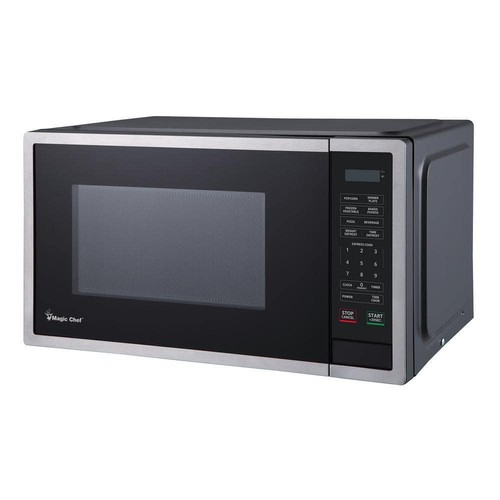 Magic Chef Microwave 0.9-Cu-Ft 900W Countertop Stainless Steel - Picture 1 of 6