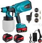 Spray Gun Cordless Fence Wall Paint Sprayer Electric Airless HVLP For Makita