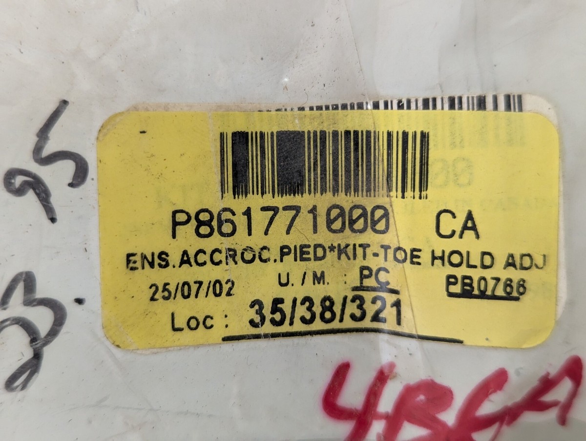 Genuine Ski-Doo ZX Toe Hold Adjustable Kit 861771000 NEW OEM