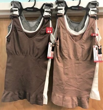 Skinnygirl Cami Tops Seamless Shaping & Toning Reversible Layering-3 Pack SG7609