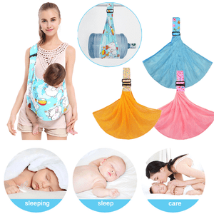 Newborn-Baby-Sling-Carrier-Ring-Wrap-Adjustable-Soft-Nursing-Pouch-Front-Infant