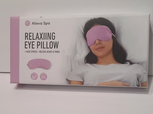 Alieva Spa Relaxing Eye Pillow Heat & Cold Therapy Lavender Aroma Microwavable - 第 2/4 張圖片